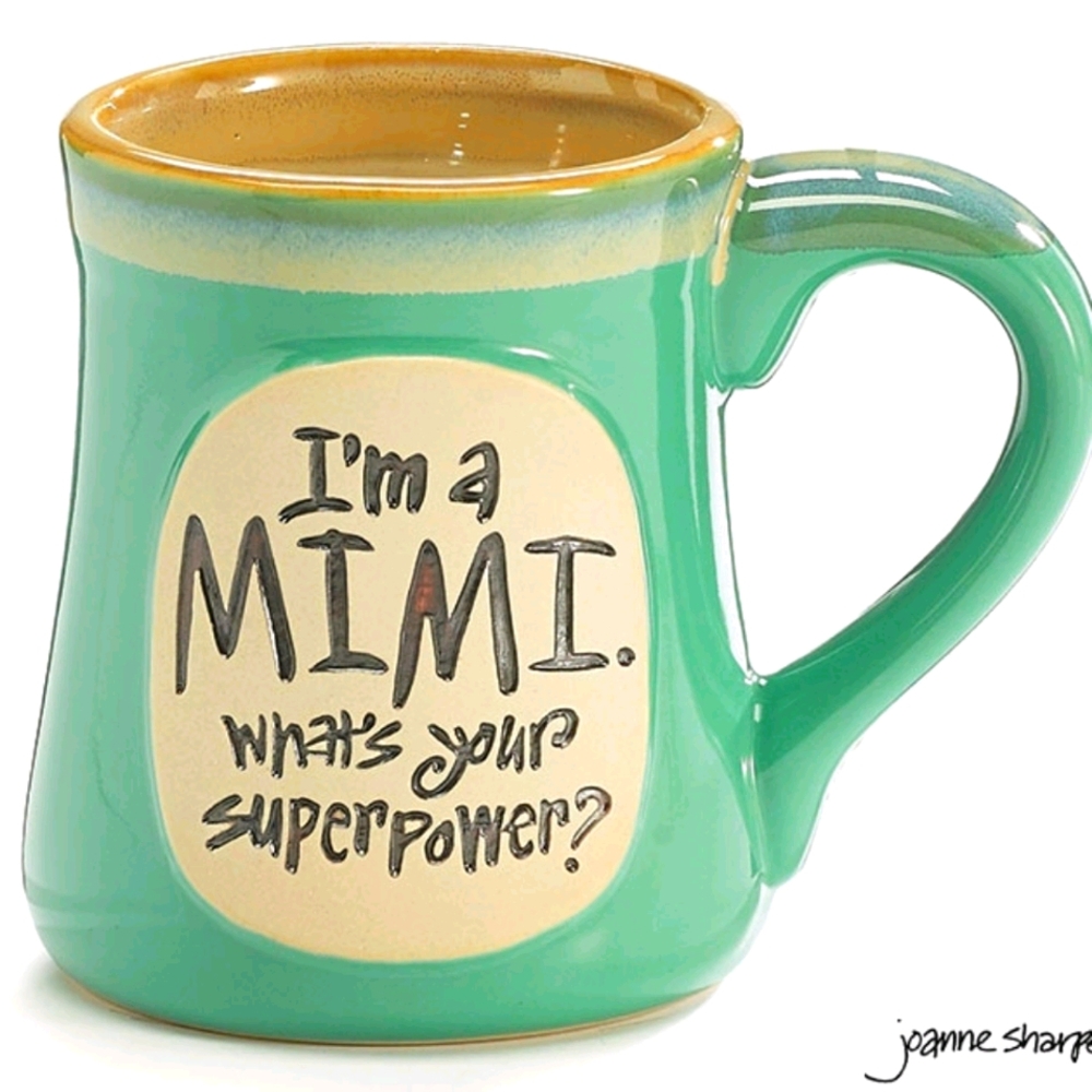 Mimi "Superpowers" 18oz Ceramic Coffee Mug - currently on back order